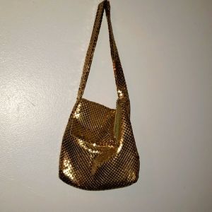 1990s golden hand purse